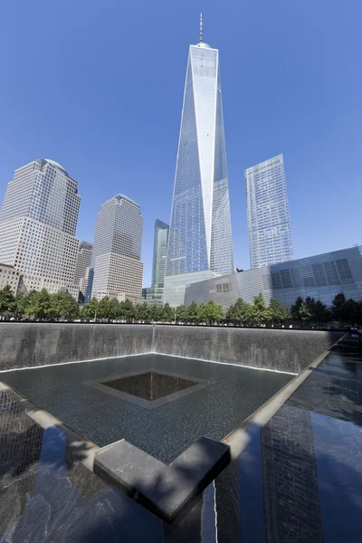 11 września pomnik - new york city, Stany Zjednoczone Ameryki — Zdjęcie stockowe