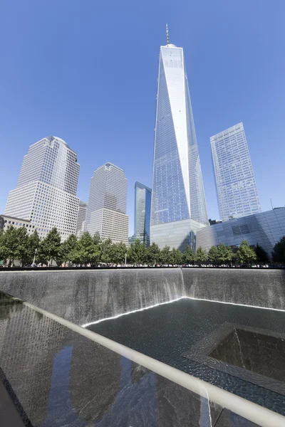 September 11 Denkmal - new york city, usa — Stockfoto