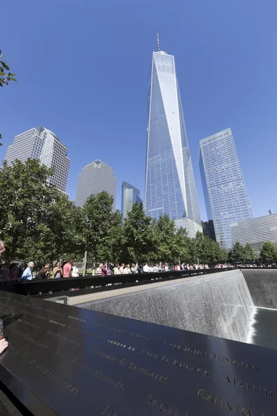 September 11 Denkmal - new york city, usa — Stockfoto