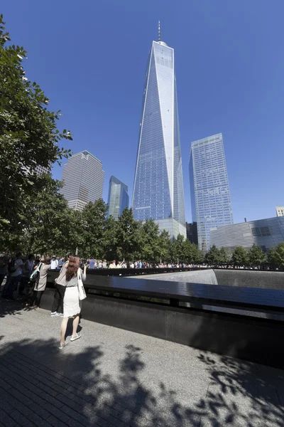 September 11 Denkmal - new york city, usa — Stockfoto