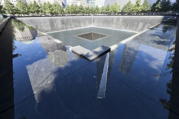 September 11 Denkmal - new york city, usa — Stockfoto