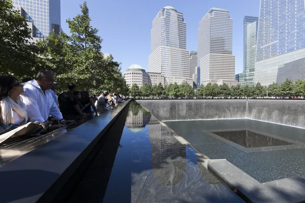 September 11 Denkmal - new york city, usa — Stockfoto