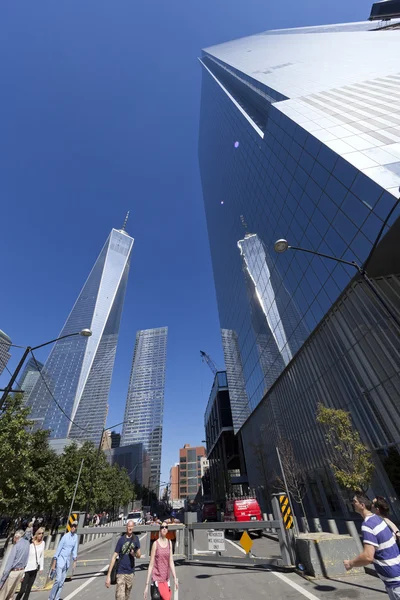 11 września pomnik - new york city, Stany Zjednoczone Ameryki — Zdjęcie stockowe