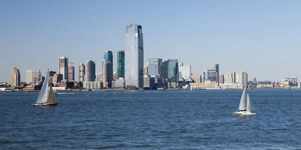 Jersey city panorama — Stockfoto