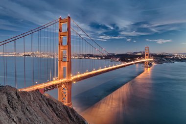 Golden Gate Köprüsü San Fracisco şehir