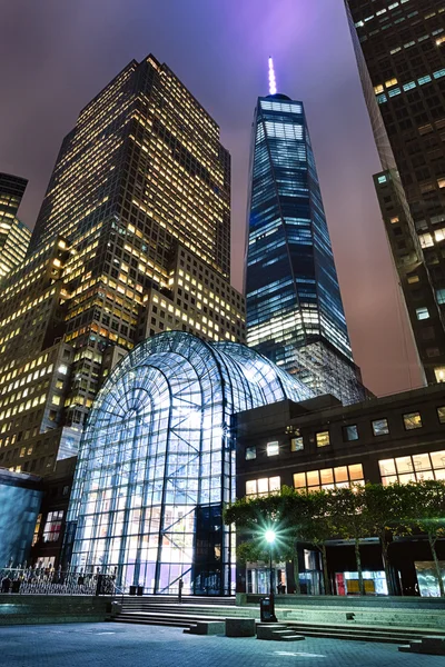 NOVA IORQUE, EUA - Torre da Liberdade em Lower Manhattan — Fotografia de Stock