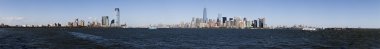 Panorama New York City, Jersey City, Brooklyn ve valiler Isla