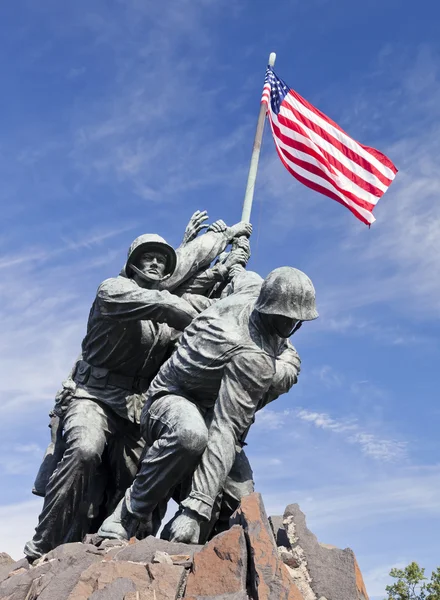 Washington Dc, ΗΠΑ - άγαλμα Ιβο Τζίμα — Φωτογραφία Αρχείου