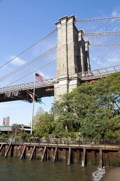New York Brooklyn Köprüsü — Stok fotoğraf