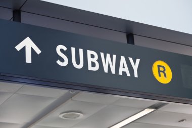 New York Staten Island terminal metro işareti