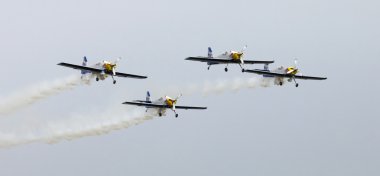 Airshow'da Uçan Boğalar Akrobasi Takımı 