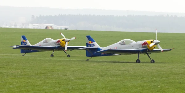 Squadra Aerobatica dei Tori Volanti all'Airshow "La Giornata in Aria " — Foto Stock