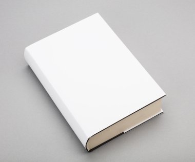 Boş kitap beyaz kapağı 6 x 8,5