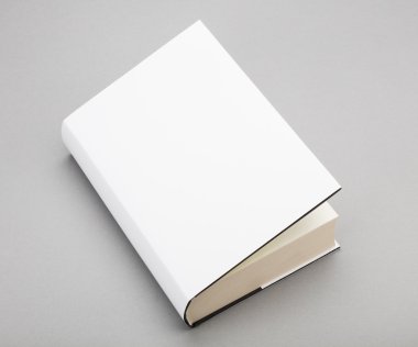 Boş kitap beyaz kapağı 6 x 8,5