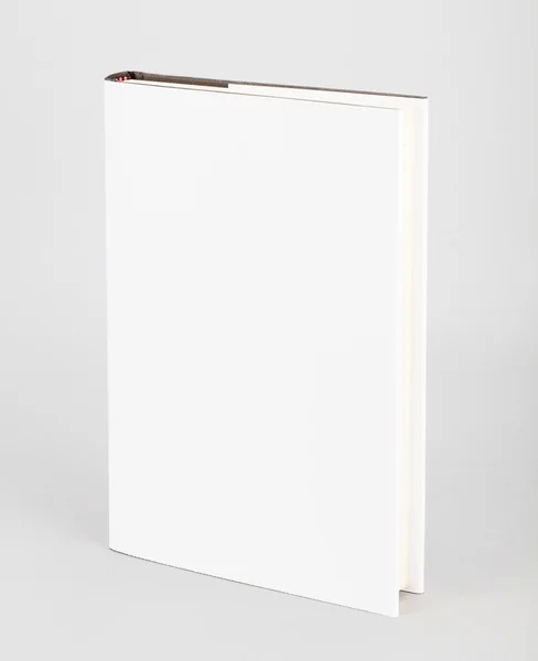 Livro em branco capa branca 5,5 x 8 in — Fotografia de Stock