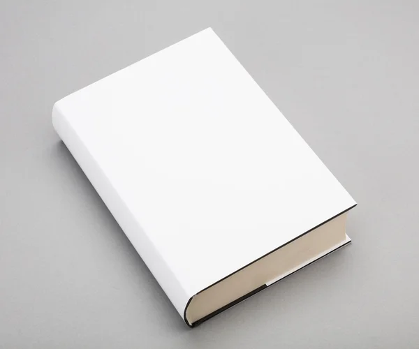 Livro em branco capa branca 6 x 8,5 in — Fotografia de Stock