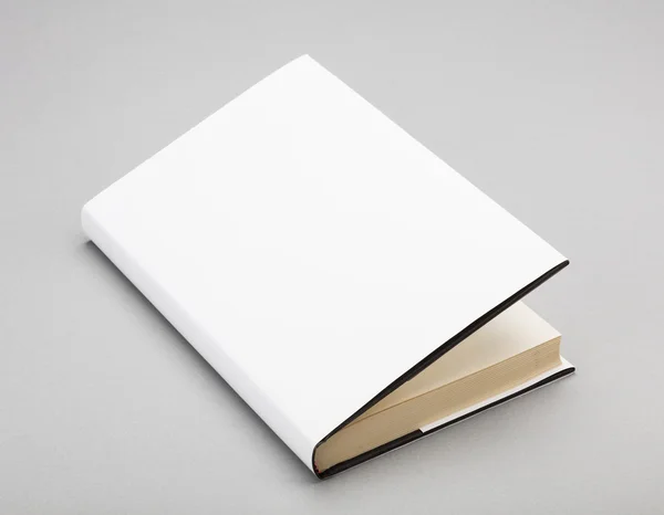 Leeres Buch weißer Einband 5,5 x 8 in Stockbild