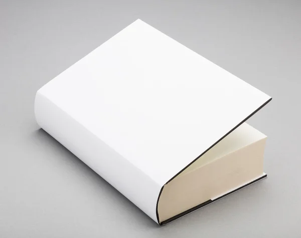 Leeres Buch weißer Einband 6 x 8,5 in Stockbild