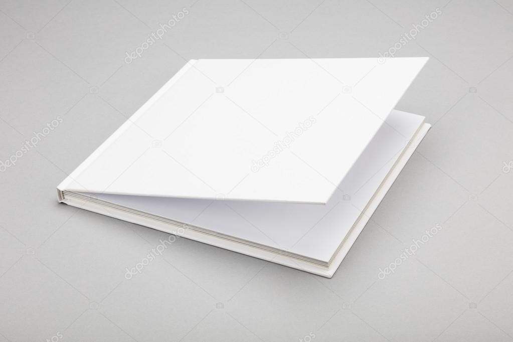 Blank book white cover 8,5 x 8,5 in