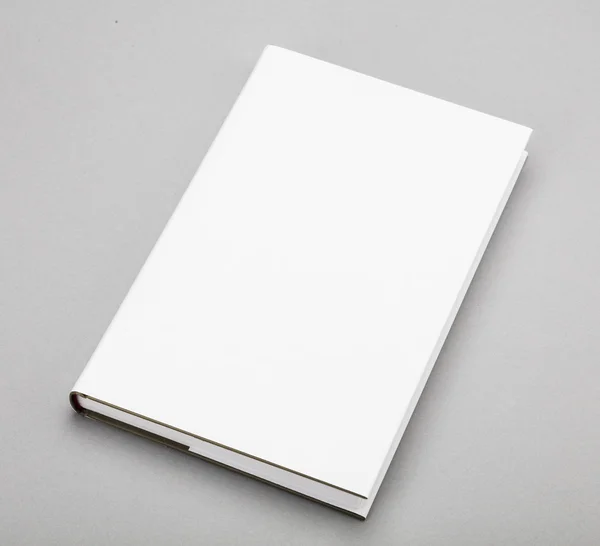 Blank book white cover 5,5 x 8,8 in — Stock Photo, Image