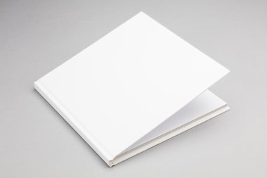 Boş kitap beyaz kapak 8,5 x 8,5