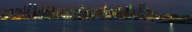New York City, Amerika Birleşik Devletleri - 30 Eylül 2011: New York panorama üzerinden