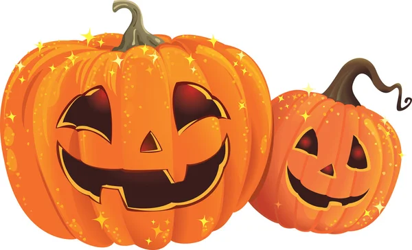 Calabazas de Halloween — Vector de stock