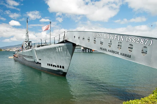 Oahu, hi - 20. September 2011 - uss bowfin u-boot in pearl ha — Stockfoto