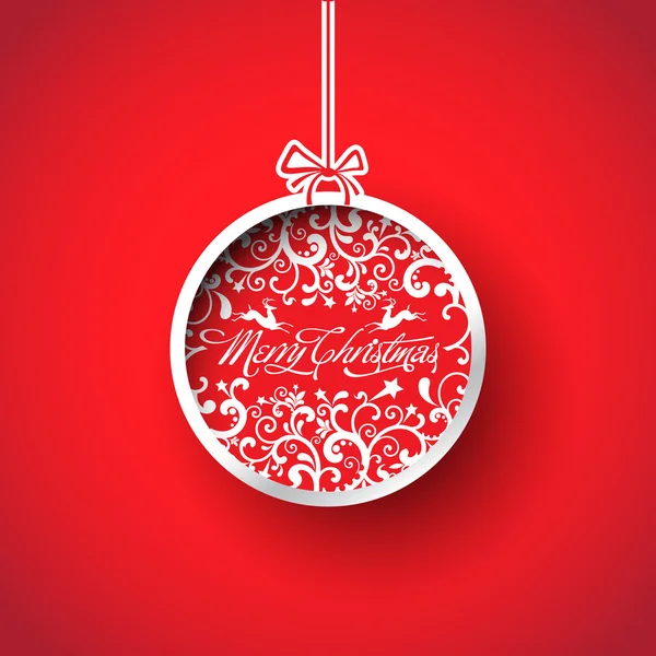 クリスマス ボール、クリスマス ツリーの飾り。ベクトル. ベクターグラフィックス