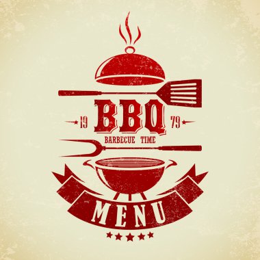 Vintage Barbekü Izgara partisi