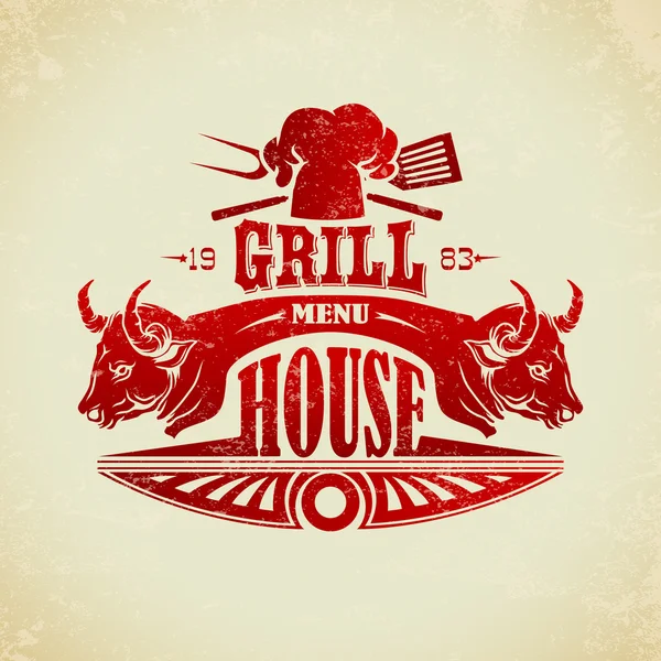 Barbecue Vintage Grill Party Graphismes Vectoriels