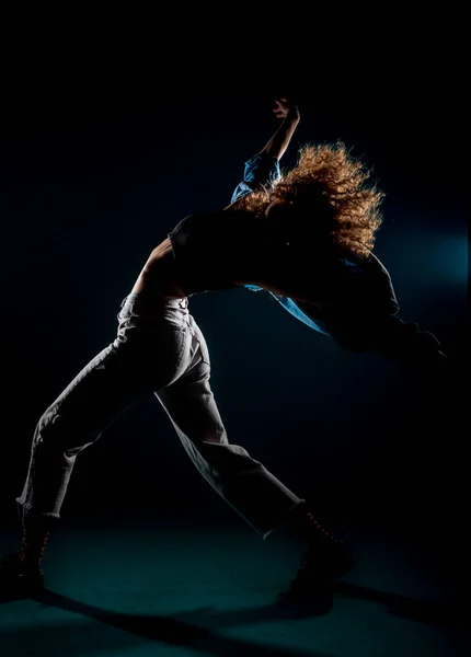 Artista Danza Contemporánea Una Clase Práctica Danza —  Fotos de Stock