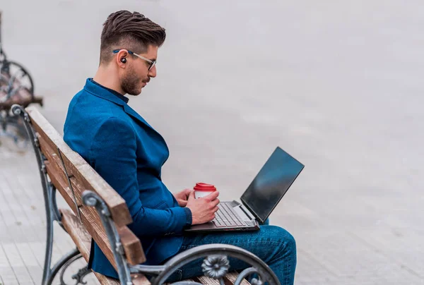 Kaffee Trinken Geschäftsleute Genießen Kaffeepause Entspannungskonzept — Stockfoto