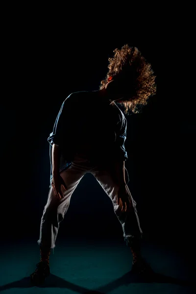 Artista Dança Moderna Praticando Uma Rotina Coreográfica Dança — Fotografia de Stock