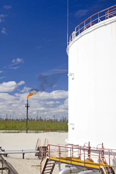 Planta de refinería de gas —  Fotos de Stock