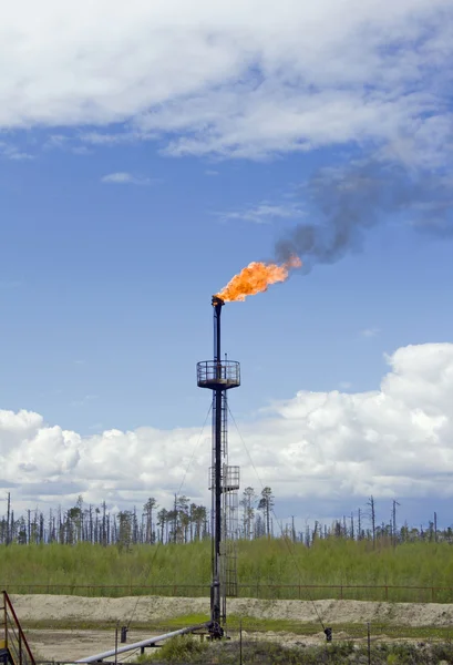 Planta de refinería de gas —  Fotos de Stock