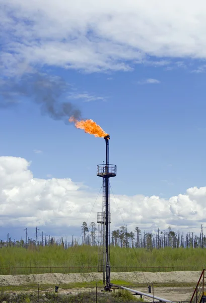 Gasraffinerie — Stockfoto