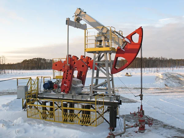 Pump jack. Oil and gas — Stock Photo, Image