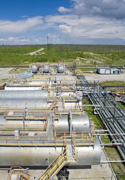 Oil refinery plant — Stock Photo, Image