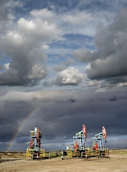 Olie regenboog — Stockfoto