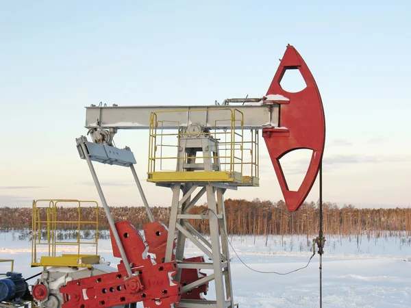 Oil pump jack — Stock Photo, Image