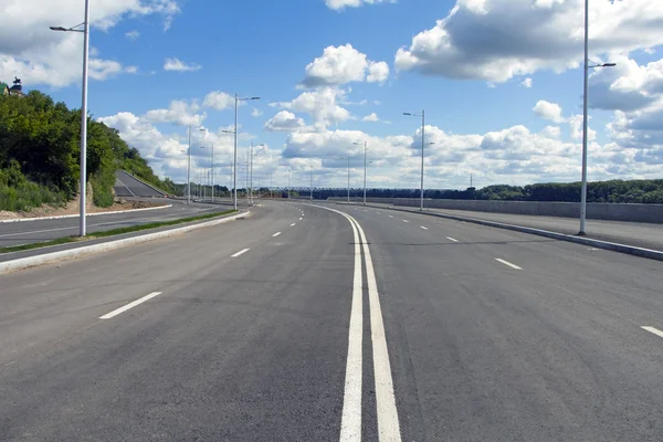 Emty städtischen Straße Stockbild