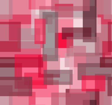 Geometrik şekillerin kırmızı tonlarda çizilmesi. Arkaplan ve dokular, pürüzsüz arkaplan.