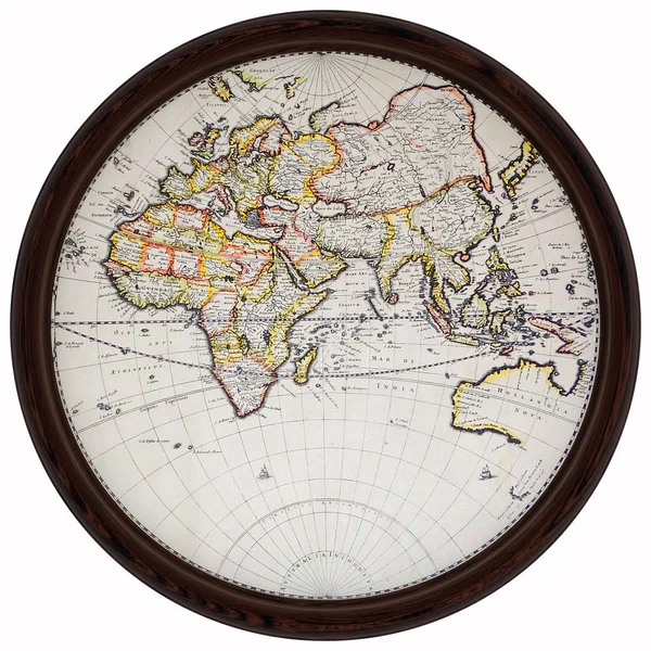 Mapa do Mundo Antigo — Fotografia de Stock