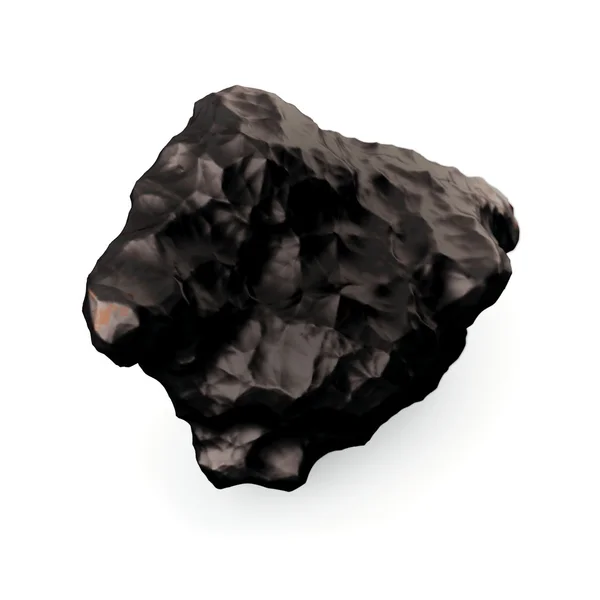 Meteorito de tektite close-up — Fotografia de Stock