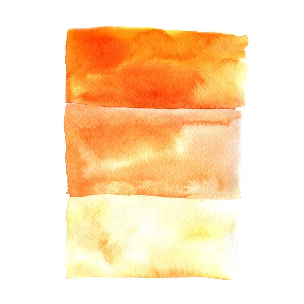 Akvarell narancssárga víz színátmenet — Stock Fotó