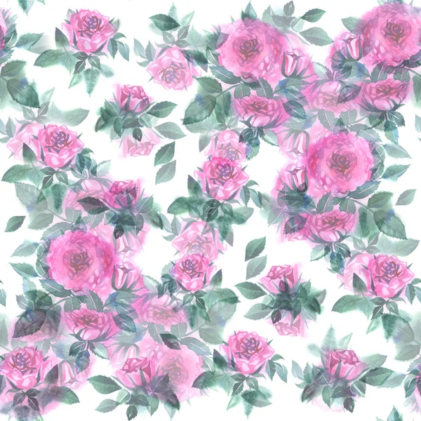 Çiçek süsleme arka plan olarak yararlı ile renkli vintage desen. — Stok fotoğraf