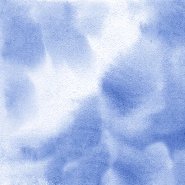 Aquarela azul branco traços mão desenhado textura de papel . — Fotografia de Stock