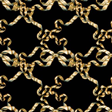 Süslü suluboya desenli akışkan bale kurdeleleri zarif süslemeler oluşturuyor. Yumuşak sanatsal stil hareket ve sofistike ekler, tekstil, moda ayrıntıları, ambalaj, kırtasiye ve yüzey tasarımı için idealdir