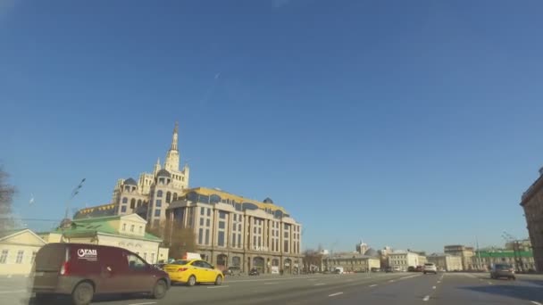 MOSCA, RUSSIA - 17 aprile 2016: centro storico di Mosca — Video Stock